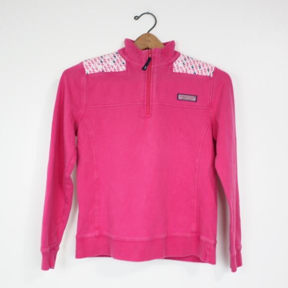 Vineyard Vines Tops - Vineyard Vines Shep Shirt Women's Sz XS Pink Sailboat Everyday Basic Casual